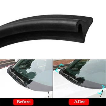 

Rubber Weatherstrip Sealing Strip Trim Windshield Universal 1.8 meters