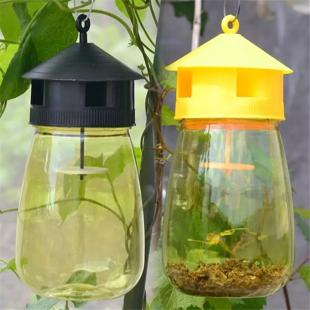 

Fruit Fly Trap Killer Plastic Yellow Drosophila Trap Fly Catcher Pest Insect Control For Home Farm Orchard 20x9.5cm
