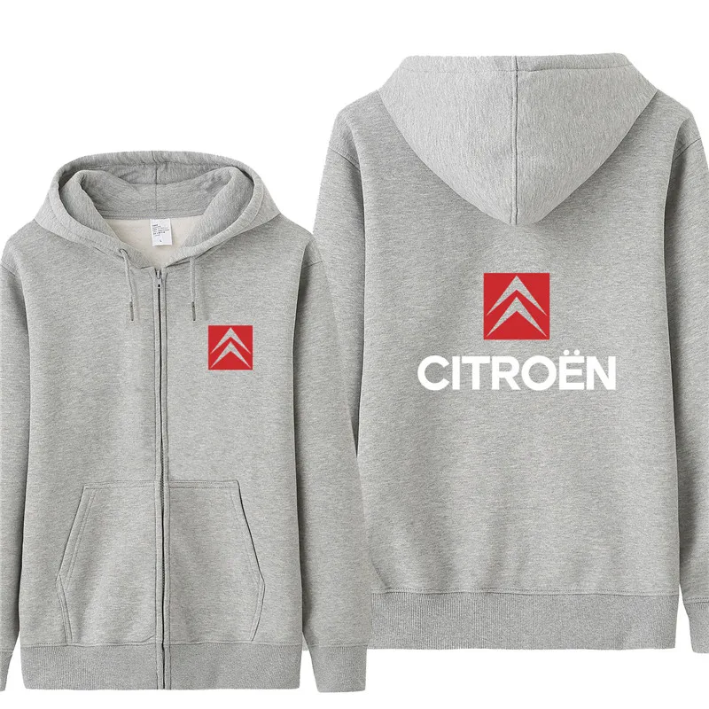 Осенние толстовки Citroen мужские модные пальто флисовый пуловер унисекс Мужские толстовки Citroen - Цвет: as picture