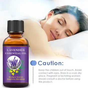 

30ml Pure Natural Lavender Essential Oil Body Massage Essential Essential Relieve Body Oii Oil Relax Anxiety The Moisturizi C0U3