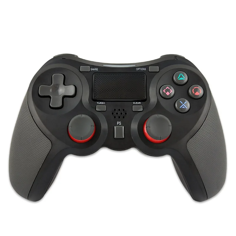 Bluetooth беспроводной джойстик для sony PS4 контроллер подходит для playstation 4 консоль для playstation Dualshock 4 геймпад игровой коврик - Цвет: Black