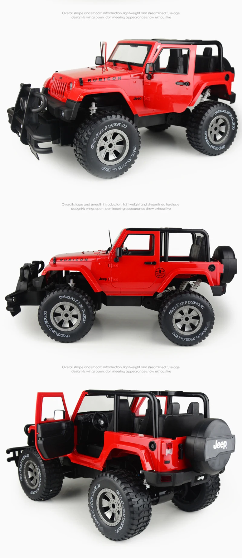 Высокое качество 56 см супер большой Wrangler пульт дистанционного управления автомобиль 1:8 Багги RC Дрифт автомобиль с светильник и звуковая дверь может открыть RC автомобиль игрушки