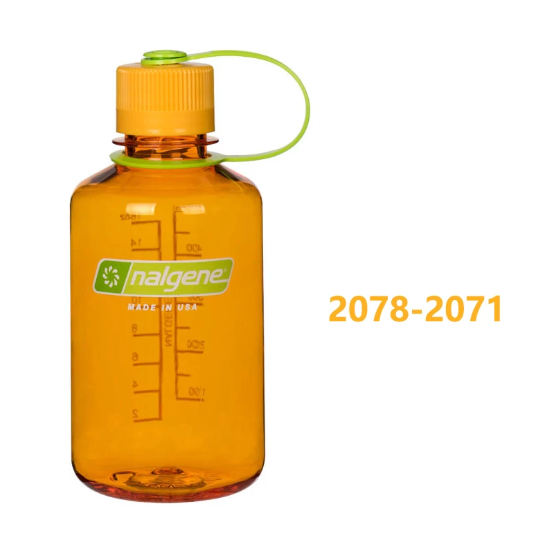 Nalgene Студенческая спортивная чашка для воды, Модная Портативная Герметичная Бутылка, пластиковый чайник, 500 мл, для пеших прогулок, велоспорта, путешествий - Цвет: 2078-2071