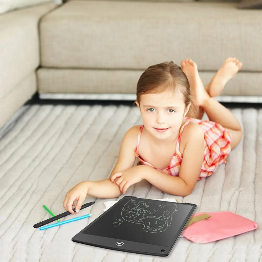 Slendima 4.5 Portable Reusable Paperless Memo Pad Electronic LCD Writing Tablet Drawing Board Birthday for Friend Kids Black Slendima 4.5 Portable Reusable Paperless Memo Pad Electronic LCD Writing Tablet Drawing Board Birthday for Friend Kids Black