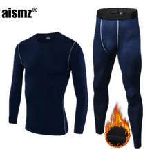 Aismz зимнее термобелье мужская термо одежда быстросохнущая анти-микробная стрейч мужские теплые кальсоны термо комплект нижнего белья