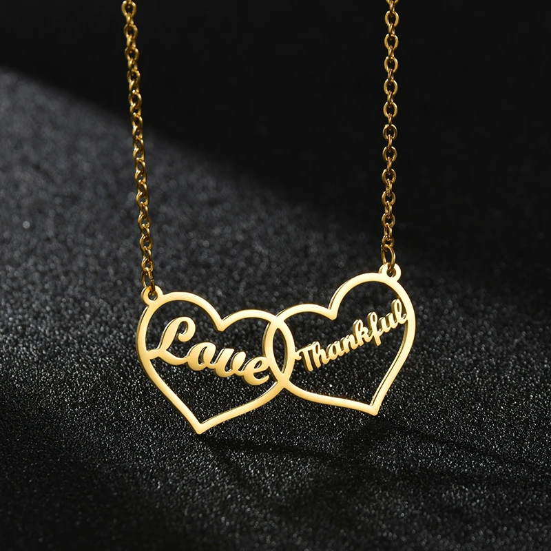 Collana Personalizzata Con Nome E Farfalla In Acciaio Inossidabile – Gioiello Delicato Per Donna, Regalo Per Compleanno O Natale