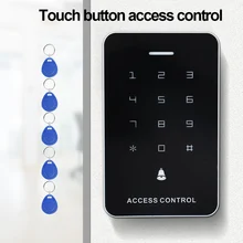 Best Price A3 touch button access control EM card password access control system access control system with 5 Keyfobs