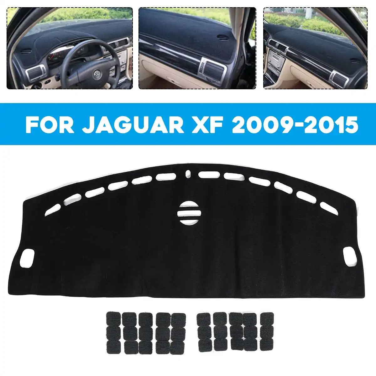 

Autoleader Car Dashmat Dashboard Mat Non-slip Dash Board Cover Pad For Jaguar XF 2009-2015
