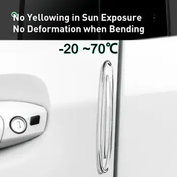 

Door Airbag Buffer Anti-collision Strip Car Anti-scratch Soft Rubber Strip Silicone Anti-collision Sticker