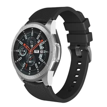 

20mm/22mm watch band for Samsung Galaxy Watch 46mm/3 45mm-41mm/42mm/active 2 Silicone Bracelet Gear S3 Frontier/S2/sport Strap
