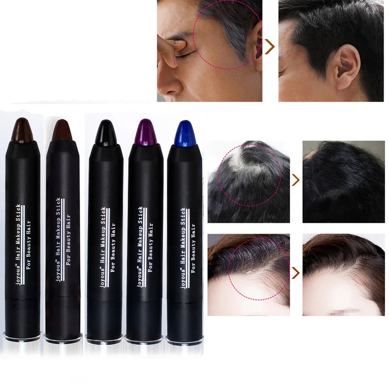 Краска для окрашивания волос быстрое почернение аварийное временное окрашивание волос мелом мелками краска для ухода за волосами черный/темный/коричневый/кофейный