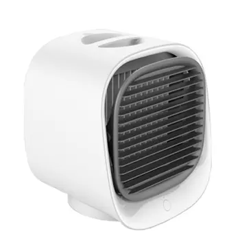 

Air Cooler Fan Mini Desktop Air Conditioner with Night Light Mini USB Water Cooling Fan Humidifier Purifier