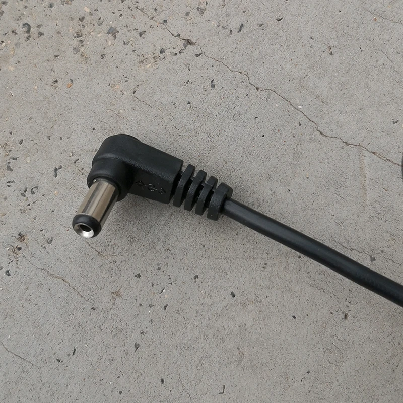 USB Charging Cable 2M DC5.5*2.1 Elbow 90 Angled