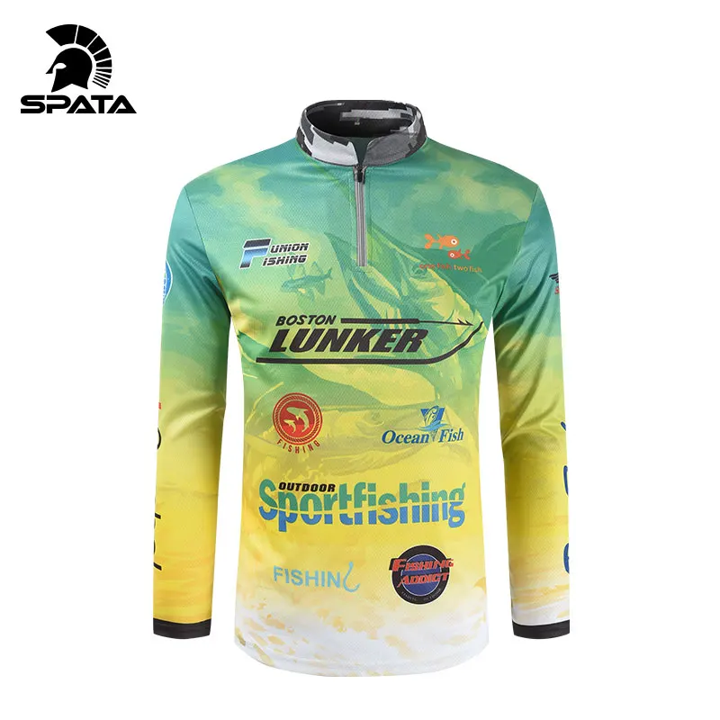 Anti-UV Green Lure Fishing Clothing 