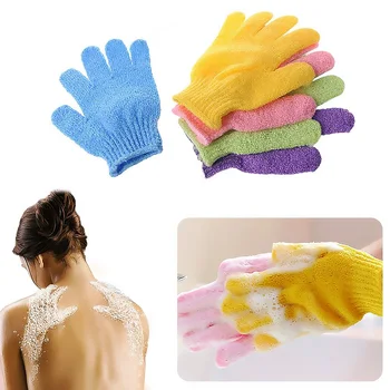 

Bath For Peeling Exfoliating Mitt Glove For Shower Scrub Gloves Resistance Body Massage Sponge Wash Skin Moisturizing SPA Foam