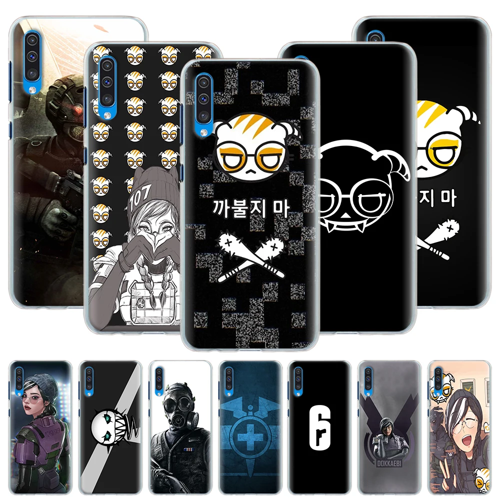 

Dokkaebi Rainbow Six Case for Samsung Galaxy A10 A10e A10S A20 A30S A40 A50 A50S A60 A70 A51 A71 Hard Cover Capa