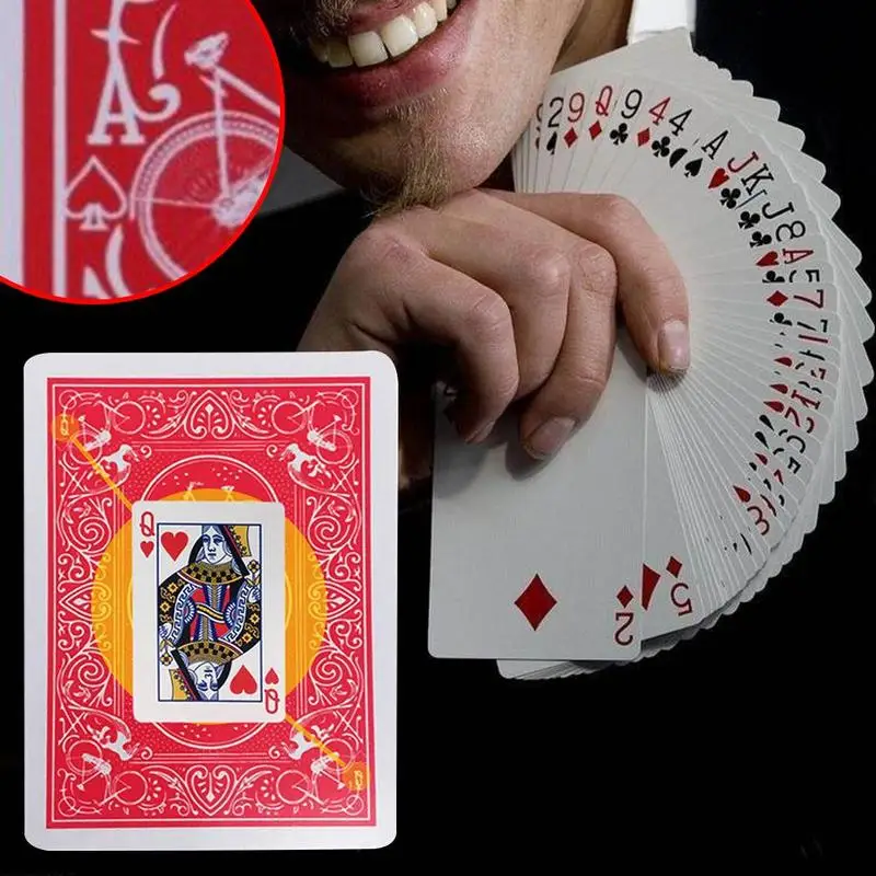 New Magic Poker Perspective Secret Marked Poker Cards Adult Playing Cards Game Poker See Through Playing Cards Magic Props