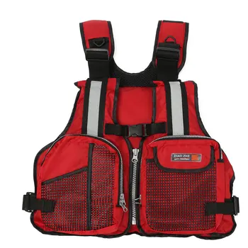 

Fishing Life Jacket Fishing Vest Sea Buoyancy Outdoor Adjustable Floating Jacket 3 Color Uniform Code Swimming Rescue