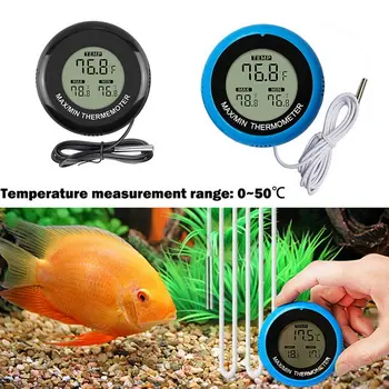 

High Precision Digital Thermometer Pet Products Waterproof Fish Tank Aquarium Thermometer Fish Tank Temperature Control Products