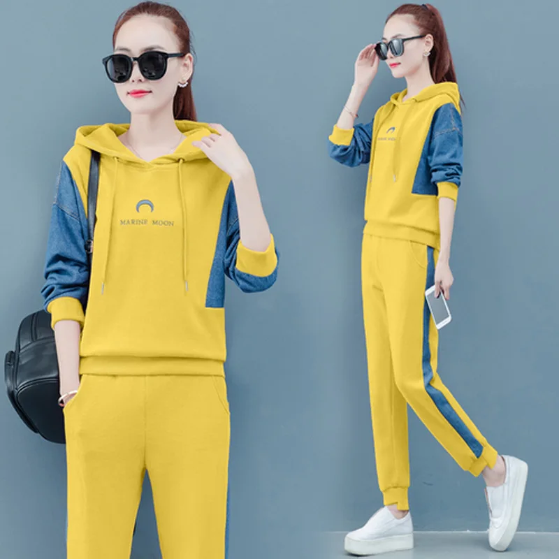 

High Women's Spring Loose-Fit 2019 New Style Early Sports Clothing Middle School Students Korean-style Autumn Casual Sweatshirt