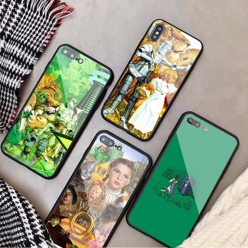 Чехол для iPhone 6 для телефона из закаленного стекла Wizard of OZ, 6 plus, 7, 7 plus, 8, 8 plus, 5, 5s, SE, X, XS, XR, XS Max