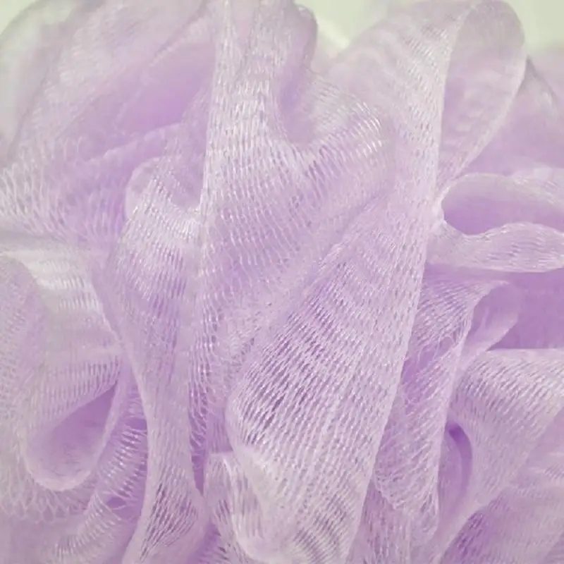 Mini Soft Body Bubbles Sponge Bath Ball Nylon Scrubber Loofah Mesh Net Ball Cleaning Bath Sponge Multi-color Shower Flower