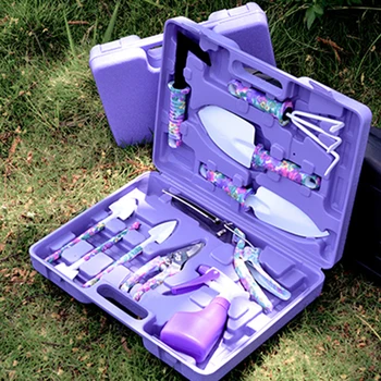 

5pcs/set Portable Garden plant Tool Set Shovel Rake Clippers Household Multifunctional Garden Planting Soil Raising Flowers