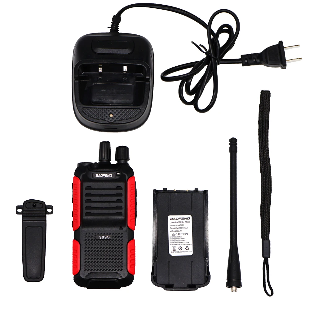 Baofeng 5 Вт двухстороннее радио BF-999S плюс дальность 10 км Walkie Talkie BF-999S(2) Обновление BF-888S беспроводной домофон