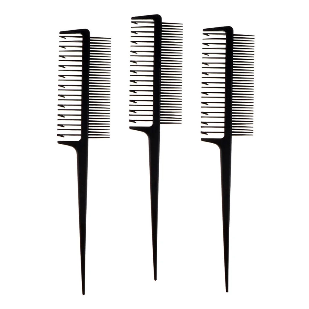 3x Antistatic Weave Highlighting Foiling Hair Comb Hair Coloring