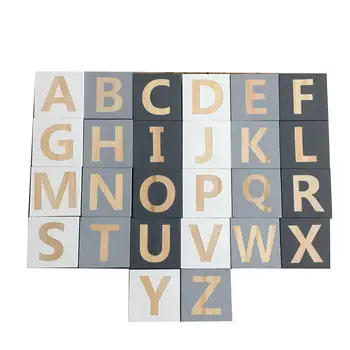 

Hot sale English alphabet square cube mini doll handmade baby teaching tools baby teaching decoration teaching ornaments