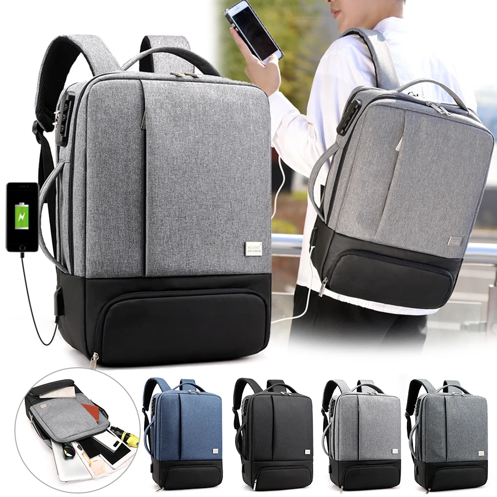 Мужской рюкзак, рюкзаки для ноутбука, 17 дюймов, 15,6 дюймов, противоугонные мужские деловые сумки, рюкзак для ноутбука, рюкзак для путешествий, офисный женский рюкзак для путешествий