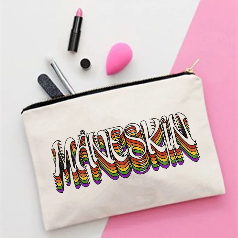 Женский модный органайзер для косметики Maneskin Rainbow Pride ЛГБТ женская сумка