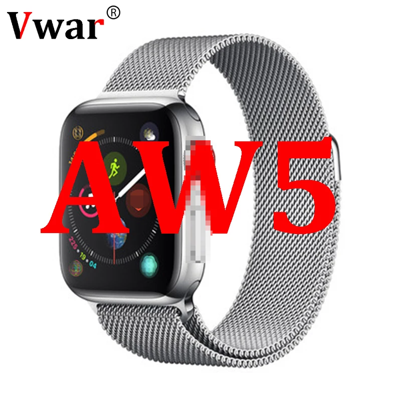 Vwar AW5 Alway on display умные часы серии 5 для мужчин и женщин монитор сердечного ритма IWO 13 lite умные часы для Android Apple iPhone
