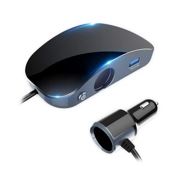 

Car Auto 12V-24V Power Adapter 3 USB 2 Cigarette Ligter Ports Car Charger Auto Accessories Auto Led Voltage Display Phone