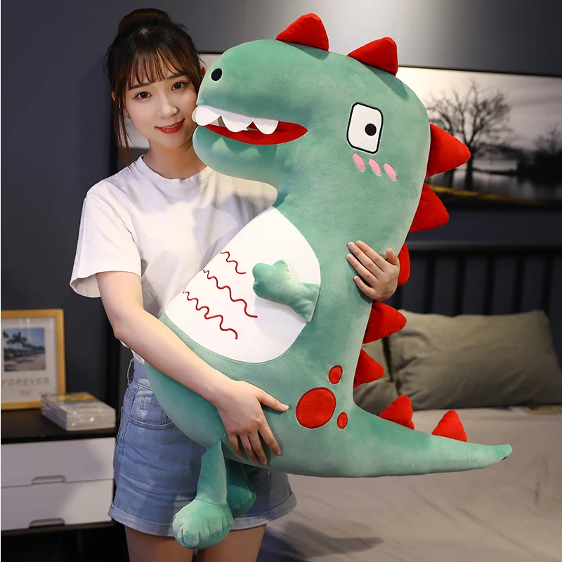

Милая мультяшная плюшевая игрушка динозавр, милая мягкая игрушка-животное, Успокаивающая кукла для детей, детская подушка для кровати, милый подарок на день рождения
