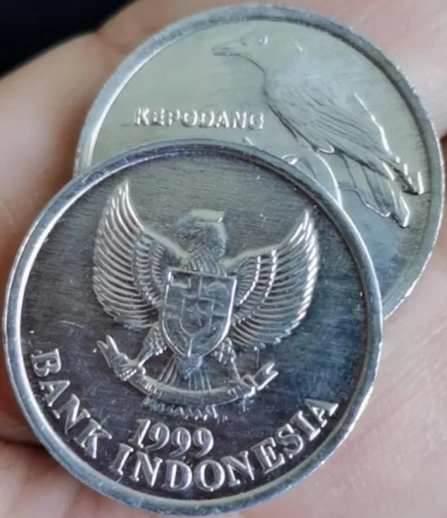 20 мм Indonesia 1999 Bird 100% настоящая монета оригинальная коллекция|asia| |