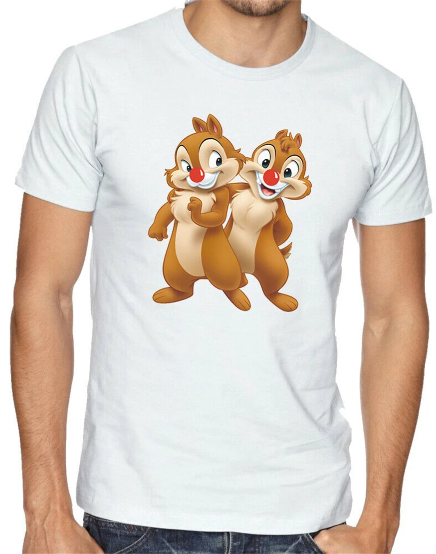 

Chip And Dale Movie Cartoon Red Nose Chipmunks Men Women Unisex T-Shirt 2804 Colorful Tee Shirt