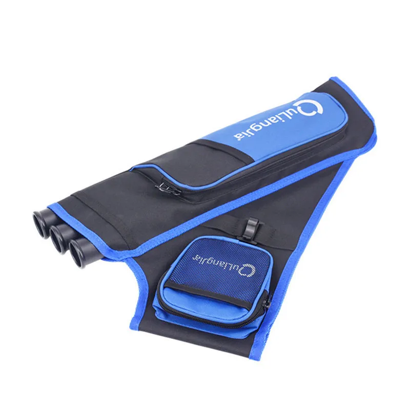 Skup 1 PC 4 kolory strzałka kołczan z 3 rurkami strzałka węglowa w kolorze moro strzałka kołczan prawa ręka płótno PC Tube