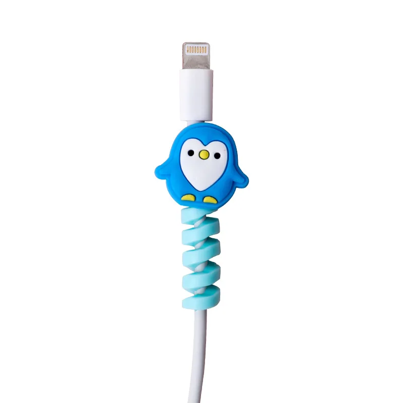 Cabo de Proteção para Fone de Ouvido Acessórios do Telefone Kawaii Animal Cabo Protetor Bonito Gato Panda Urso Móvel Atacado 200 Pçs - Image 6