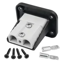 

Flush Mount 50 Amp Anderson Plug Mounting Bracket Panel Cover for Caravan Camper Boat Truck