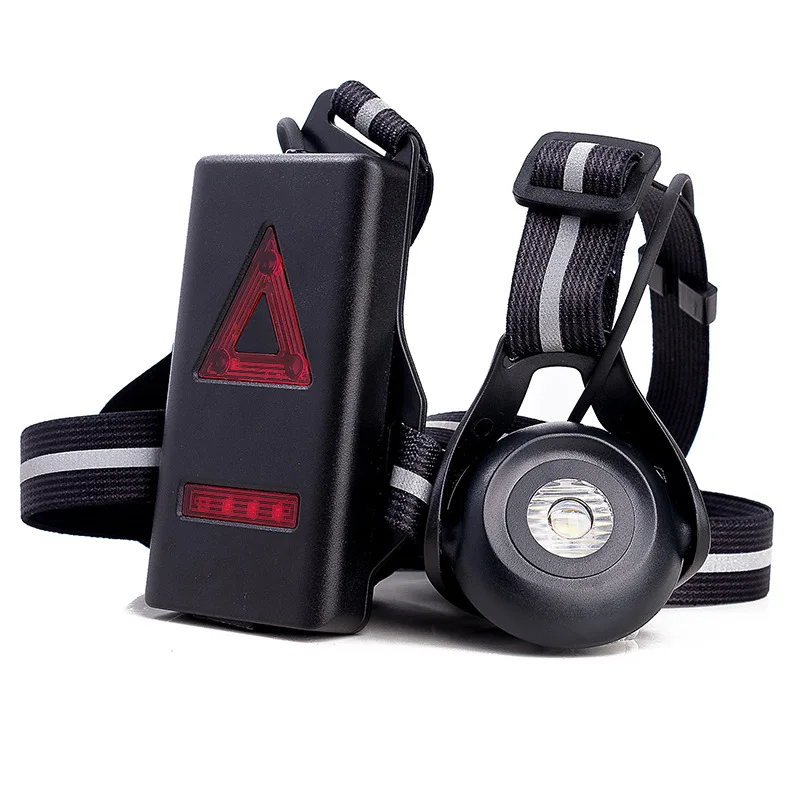 A USB Изменение светодиодный нагрудный фонарик наружные ночные огни для бега на открытом воздухе Приключения - Цвет: A
