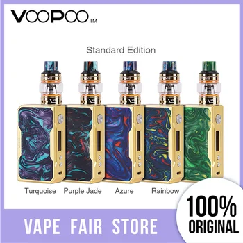 

New 157W VOOPOO DRAG TC Kit with UFORCE Tank 1.8ml/5ml & U4 0.23ohm Quadruple/U2 0.4ohm Dual Coil no 18650 battery e-cig vape