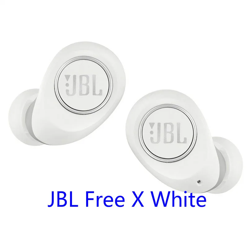 JBL Free X настоящие беспроводные наушники дистанционный микрофон Fone De Ouvido Jbl оригинальные наушники Bluetooth Bass Para Celular наушники гарнитура - Цвет: JBL Free X White