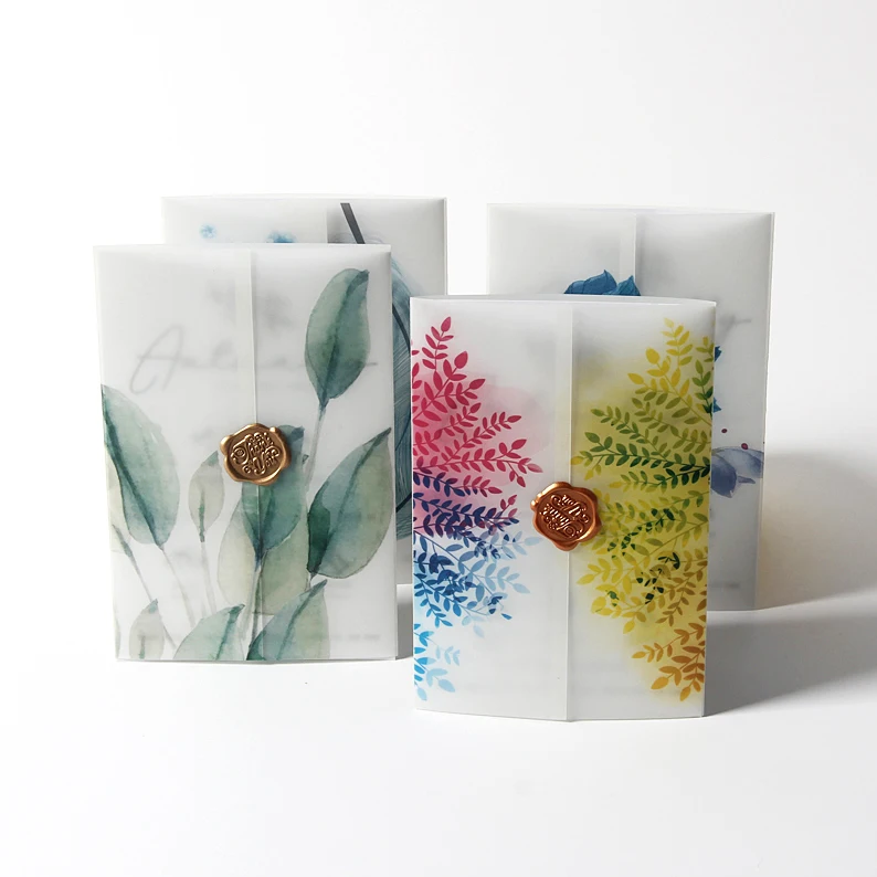  20pcs Sulphuric acid paper Wedding invitation card tracing paper Personality contracted personality - 10000038968805