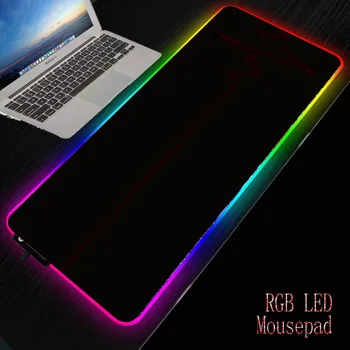 

MRGBEST Black red texture Gaming Mouse Pad Computer with Locking Edge Mousepad Natural Surface Keyboard Desk Mat Game office