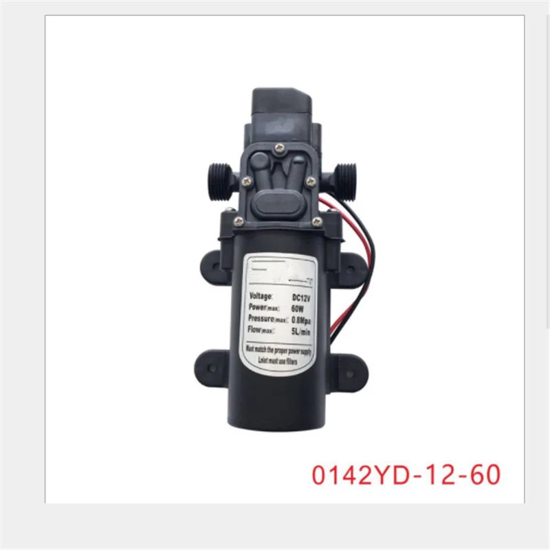 

DC 12V 5L/Min Pressure Switch Type Water High Pressure Diaphragm Self Priming Pump 60W