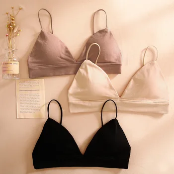 

Linbaiway Women Bralette Seamless Padded Push up Bra Wire Free Sexy Lingerie Underwear Intimates Female Ultra-Thin Bra