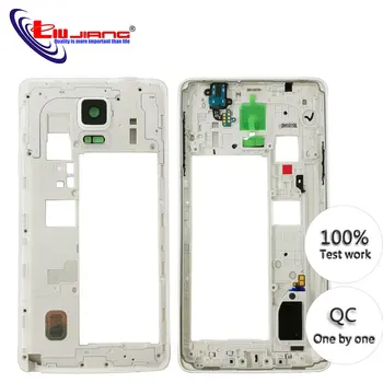 

Orignial New Back Bezel Housing For Samsung Note 4 N910 N910F N910C N910A Middle Frame Plate & Camera Lens Loud Speaker