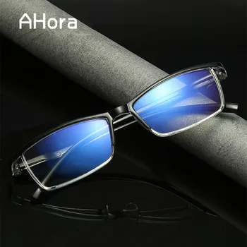 

Ahora Half Frame Ultralight Men Reading Glasses Women Anti Blue Light Ray Reading Presbyopia Eyeglasses +1.0 1.5 2.0 2.5 3.0 3.5