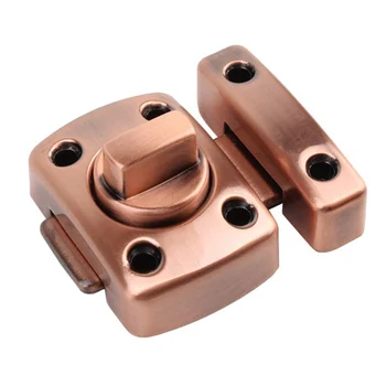 

1 Pcs Zinc Alloy Thick Anti-theft Security Door Rotate Latch Slide Lock for Gate Cabinet Window JAN88
